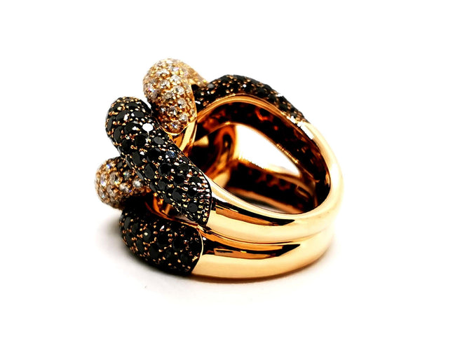 Bague 54 Bague Cocktail Or jaune Diamant 58 Facettes 1186444CN