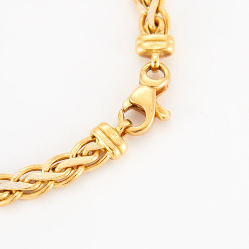 Bracelet Bracelet 2 ors maille tressée 58 Facettes EL11