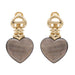 Earrings Heart earrings Yellow gold Mother-of-pearl 58 Facettes 2396036CN