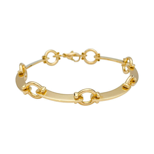 Bracelet Bracelet souple en or jaune. 58 Facettes 31642