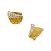 Boucles d'oreilles Boucles d'oreilles en or jaune et diamants. 58 Facettes 31268