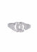 Ring 51 DINH VAN Handcuffs R8 Ring in 750/1000 White Gold 58 Facettes 62611-58504
