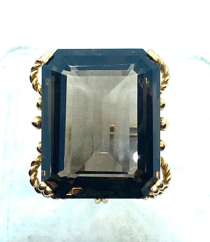 Bague Bague Or jaune Topaze 58 Facettes