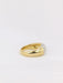 Ring 53 Gold diamond ring 58 Facettes J157