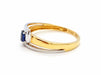 Ring 56 Ring Yellow gold Sapphire 58 Facettes 06353CD