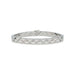Bracelet Chanel bracelet, "Quilted", white gold. 58 Facettes 31478