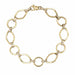 Bracelet Yellow gold bracelet with alternating links 58 Facettes CVBR31
