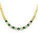 Necklace Vintage emerald & diamond necklace 58 Facettes