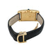 Cartier "Tank Amériqueine" watch in yellow gold on leather. 58 Facettes 31091
