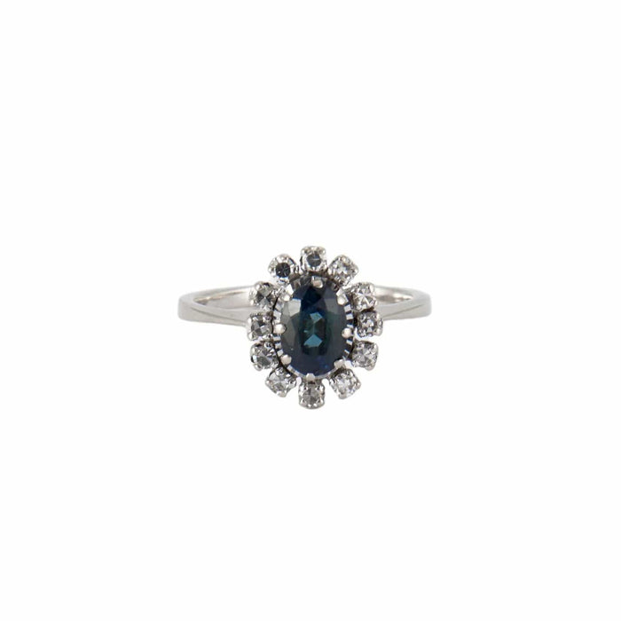 Bague BAGUE MARGUERITE SAPHIR & DIAMANTS 58 Facettes BO/230009//