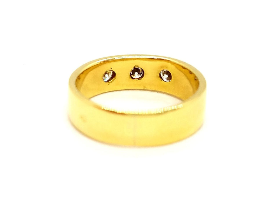 Bague 50 Bague Or jaune Diamant 58 Facettes 757306CN