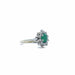 Ring 51.5 Emerald Daisy Ring 58 Facettes REF2232-32