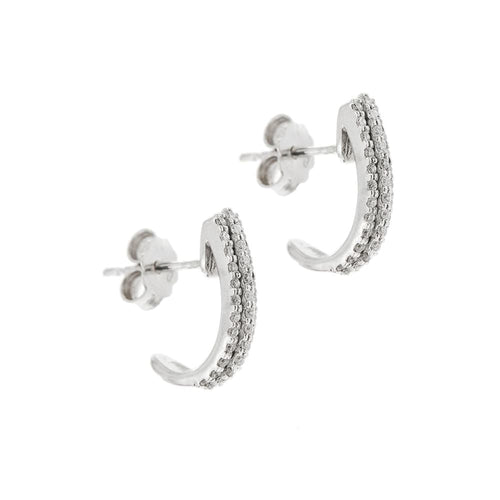 Boucles d'oreilles Boucles d'oreilles clous diamants 58 Facettes 29814