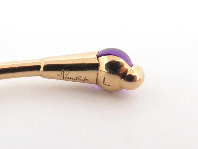 Bracelet bracelet POMELLATO m'ama non m'ama or jaune 18k diamants amethyste 58 Facettes 257554