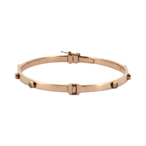 Bracelet Bracelet "VY" Or rose Zircons 58 Facettes BO/230080