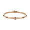 Bracelet Bracelet "VY" Or rose Zircons 58 Facettes BO/230080