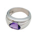 Ring 48 Boucheron ring, “Roxane”, amethyst white gold. 58 Facettes 31215