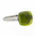 Ring 53.5 White gold ring Peridot 58 Facettes 2700727CD
