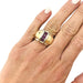 Ring 52 Poiray ring in yellow and white gold. 58 Facettes 31099