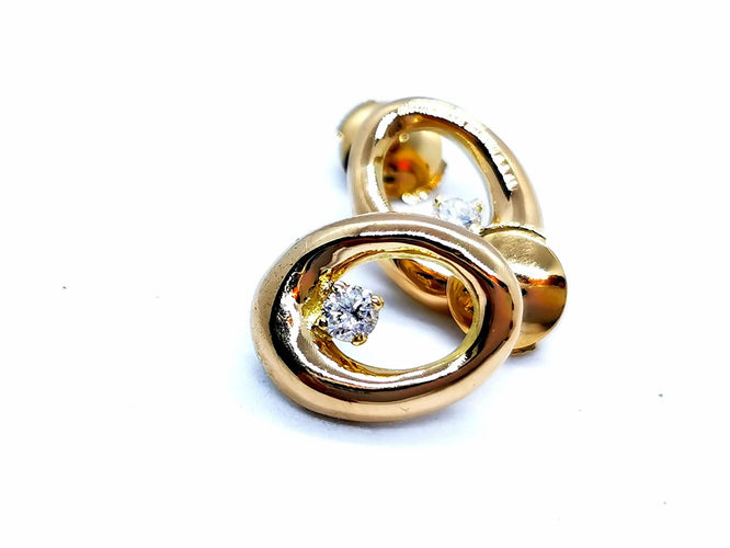 Boucles d'oreilles Boucles d'oreilles Or jaune Diamant 58 Facettes 1029209CN