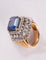 Bague Marchak - Bague Saphir de Ceylan et Diamants 58 Facettes