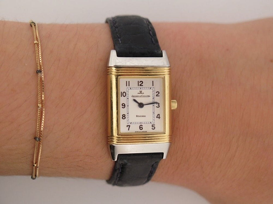 Montre montre JAEGER-LECOULTRE reverso lady 260.5.08 33 mm quartz or acier 58 Facettes 253761