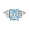 Bague 52 Bague topaze et diamants 58 Facettes 1607