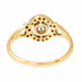 Ring 60 Art Deco Ring Yellow Gold Diamond 58 Facettes 2270625CN