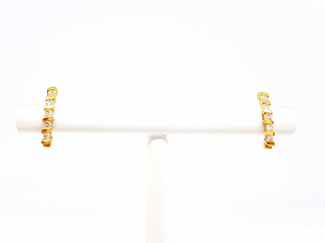 Boucles d'oreilles Boucles d'oreilles Or jaune Diamant 58 Facettes 06433CD