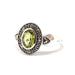 Ring Vintage Ring in Silver & Peridot 58 Facettes