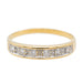 Bague 61 Bague Demi alliance Or jaune Diamant 58 Facettes 2674779CN