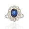 Bague 54 Bague ancienne saphir verneuil et diamants 58 Facettes 21-804