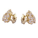 Earrings Van Cleef & Arpels “Snowflake” earrings in yellow gold, diamonds. 58 Facettes 33554