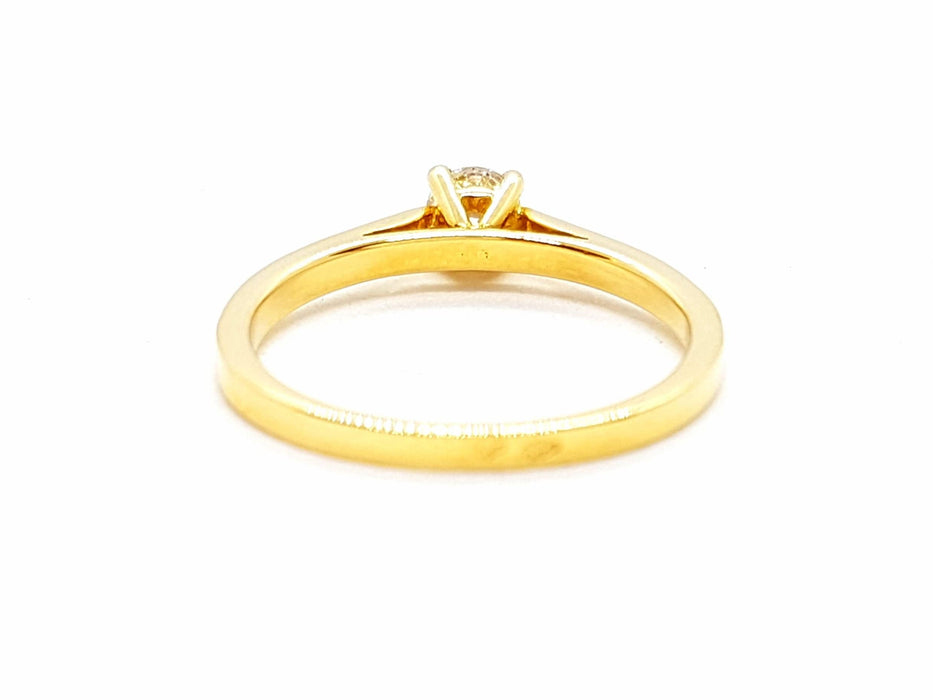 Bague 53 Bague Solitaire Or jaune Diamant 58 Facettes 578712RV