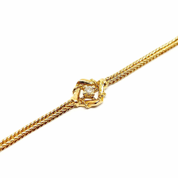 Bracelet DIOR - Bracelet Rose des bois diamants 58 Facettes