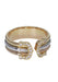 Ring 50 CARTIER Double C Ring Diamonds in 3 750/1000 Gold 58 Facettes 62132-57999