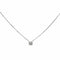 Collier Dinh Van Collier Le Cube Diamant Or blanc Diamant 58 Facettes 2865691RV