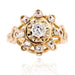 Ring 57 Vintage diamond ring in yellow gold 58 Facettes 21-573