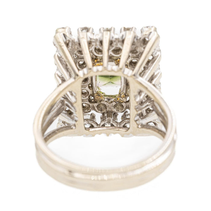 Bague 50.5 Bague Or blanc Tourmaline 58 Facettes 1791846CN