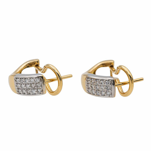 Boucles d'oreilles Boucles d'oreilles Or jaune Diamant 58 Facettes 2737122CN