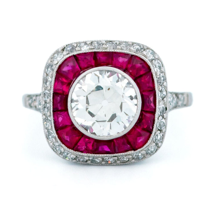 Bague 50.5 Bague Diamant, Rubis, Platine 58 Facettes 3A6514B8226B472F97FCC48828477C0A