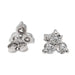 Boucles d'oreilles Boucles d'oreilles Fleur Or blanc Diamant 58 Facettes 2621609CN