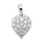 Pendentif Pendentif Coeur Or blanc Diamant 58 Facettes 2506319CN