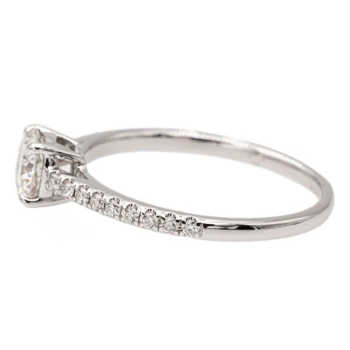 Bague 52 Bague Solitaire Or blanc diamant 58 Facettes 2376866CN