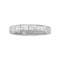 Bague 50 Alliance diamants baguette platine. 58 Facettes 31486