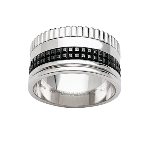 Ring 60 Boucheron ring, “Quatre Black Edition”, in white gold. 58 Facettes 30773