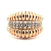 Ring Gadroons ring in yellow gold and diamonds 58 Facettes