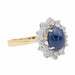 Ring 63 Pompadour ring Yellow gold Sapphire 58 Facettes 2468036CN