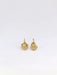Art-Deco Dormeuses earrings Yellow and white gold 58 Facettes J269