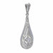 Edwardian/Art Deco Diamond Pendant 58 Facettes 23283-0119